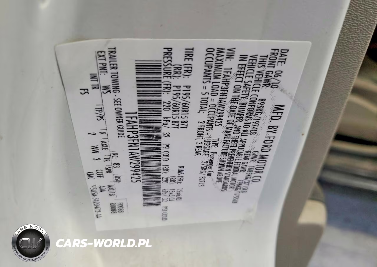 2010 Ford Focus Se VIN:1FAHP3FN1AW299425 - 12