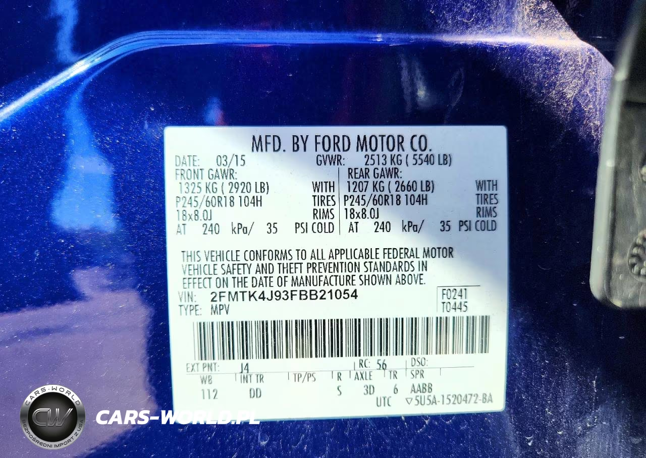 2015 Ford Edge Sel VIN:2FMTK4J93FBB21054 - 13