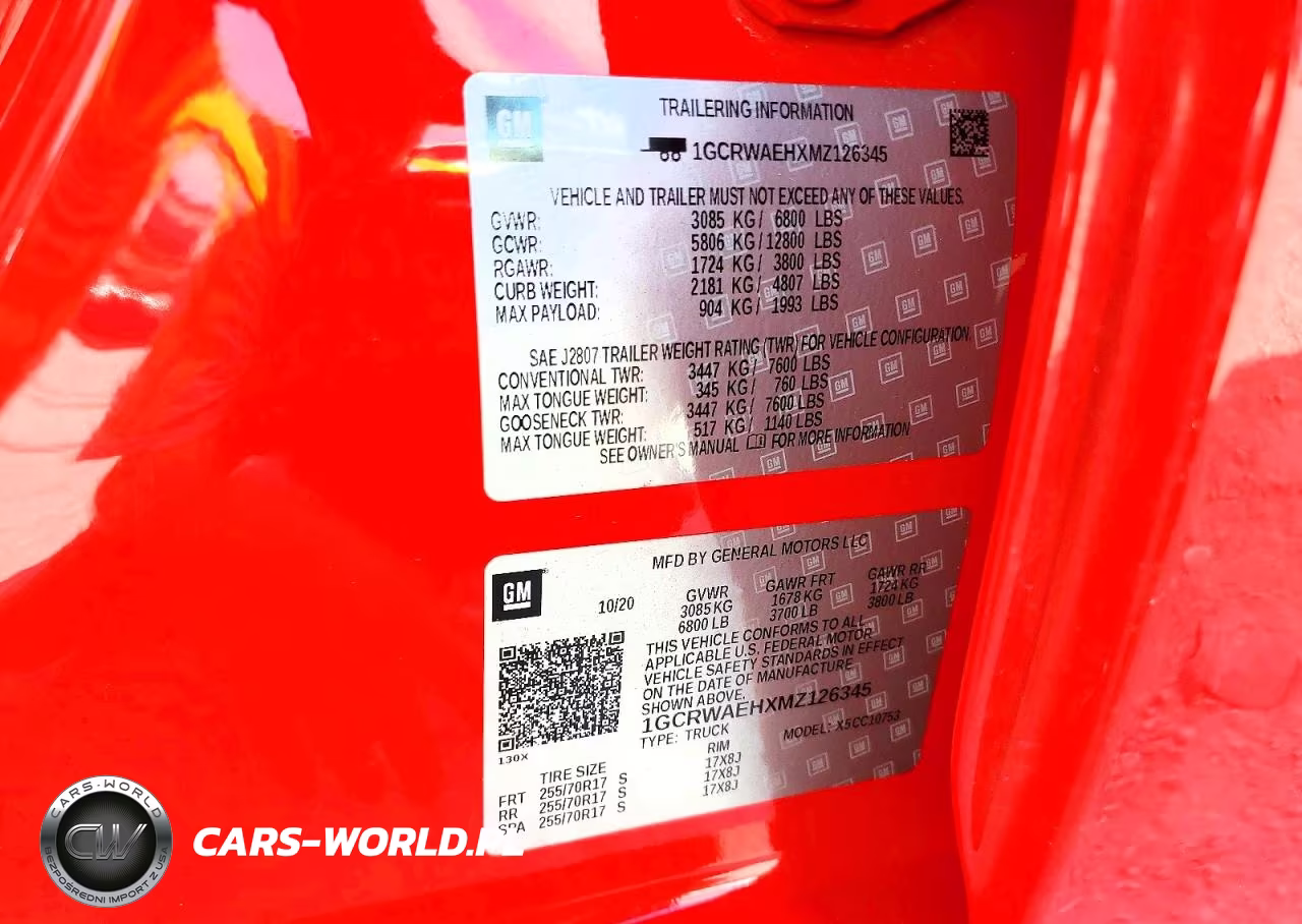 2021 Chevrolet Silverado C1500 VIN:1GCRWAEHXMZ126345 - 12