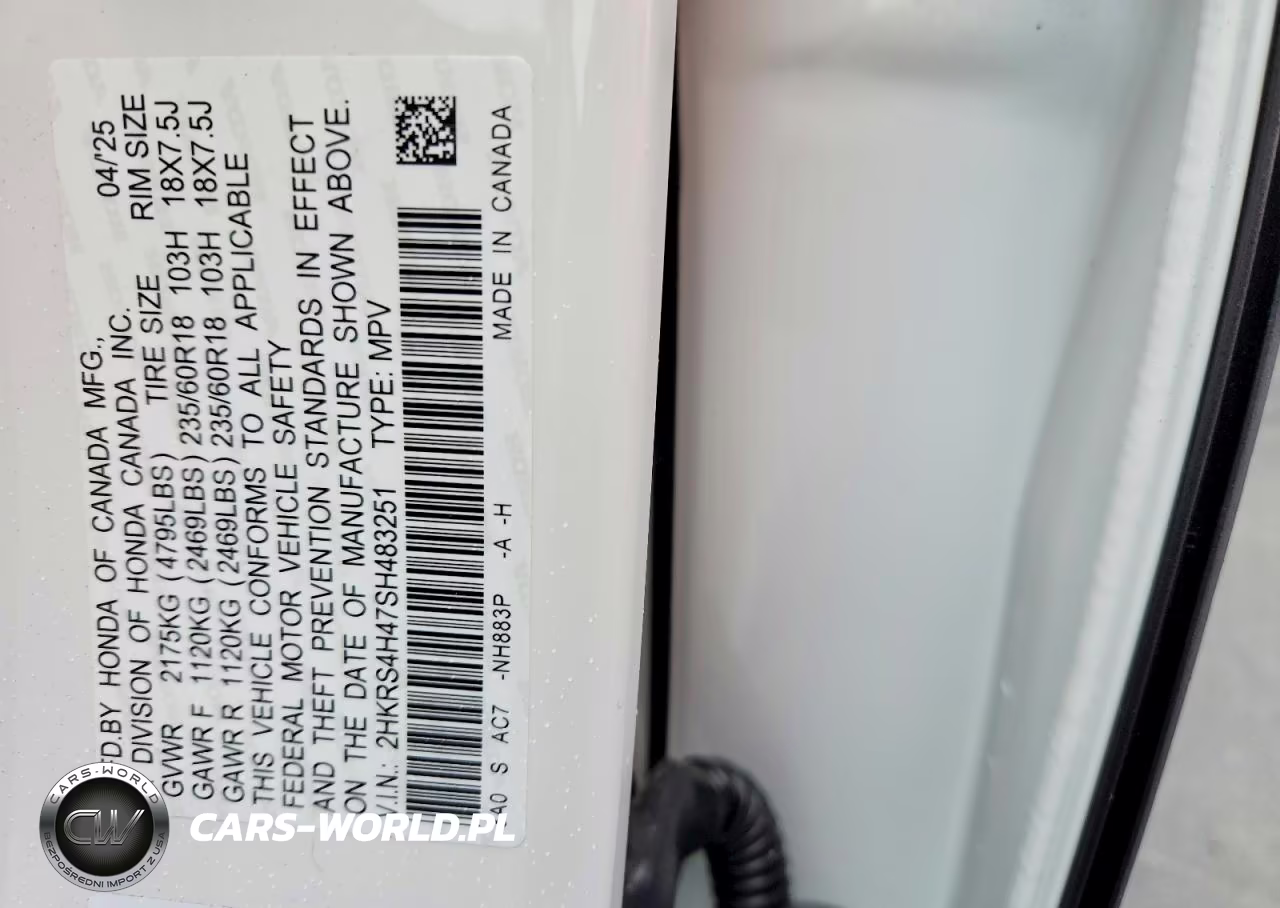 2025 Honda Cr-V Ex VIN:2HKRS4H47SH483251 - 13