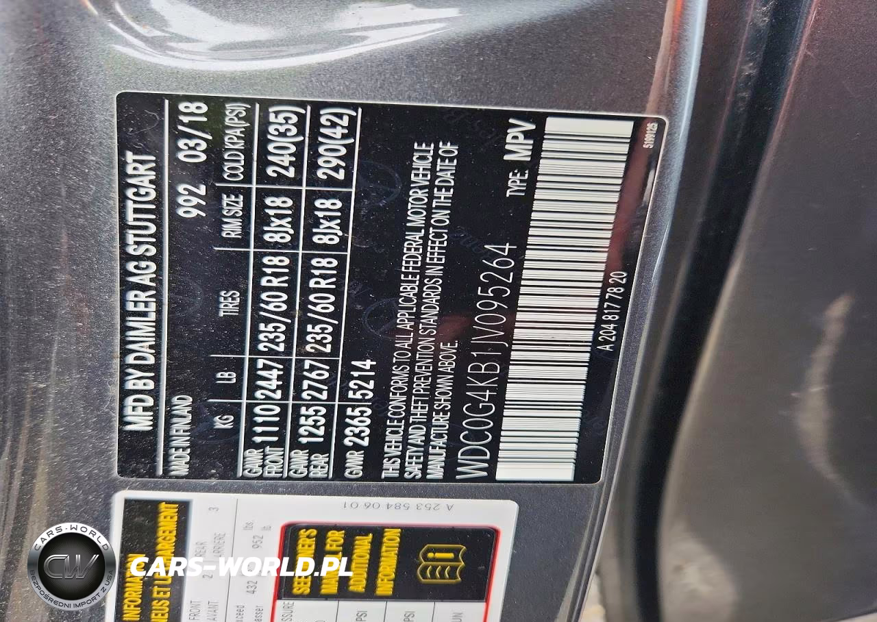 2018 Mercedes-Benz Glc 300 4Matic VIN:WDC0G4KB1JV095264 - 13