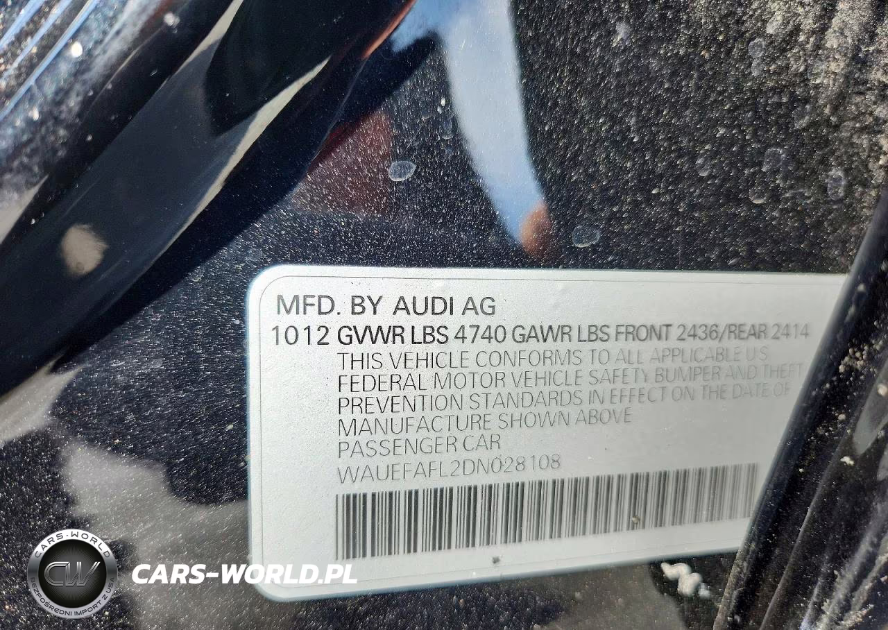 2013 Audi A4 Premium Plus VIN:WAUEFAFL2DN028108 - 12