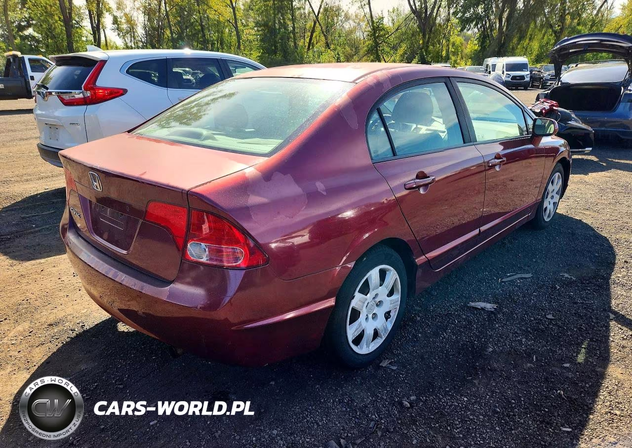 2008 Honda Civic Lx VIN:1HGFA16598L092589 - 3