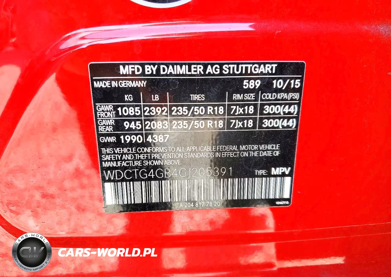2016 Mercedes-Benz Gla 250 4Matic VIN:WDCTG4GB4GJ205391 - 13