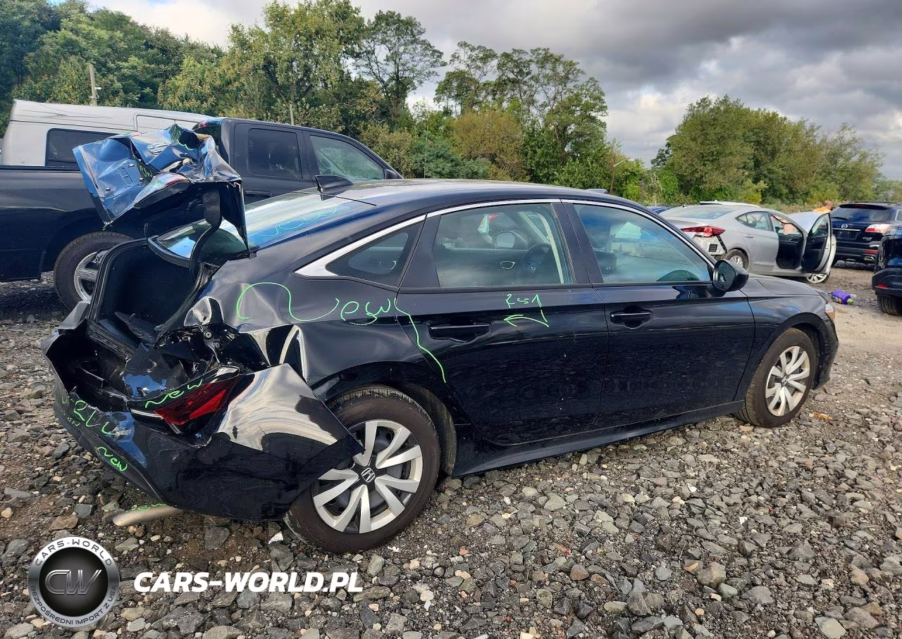 2026 Honda Civic Lx VIN:2HGFE2F29TH586084 - 3
