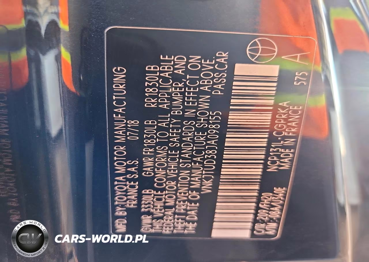 2018 Toyota Yaris 3-Door Le VIN:VNKJTUD38JA098155 - 13