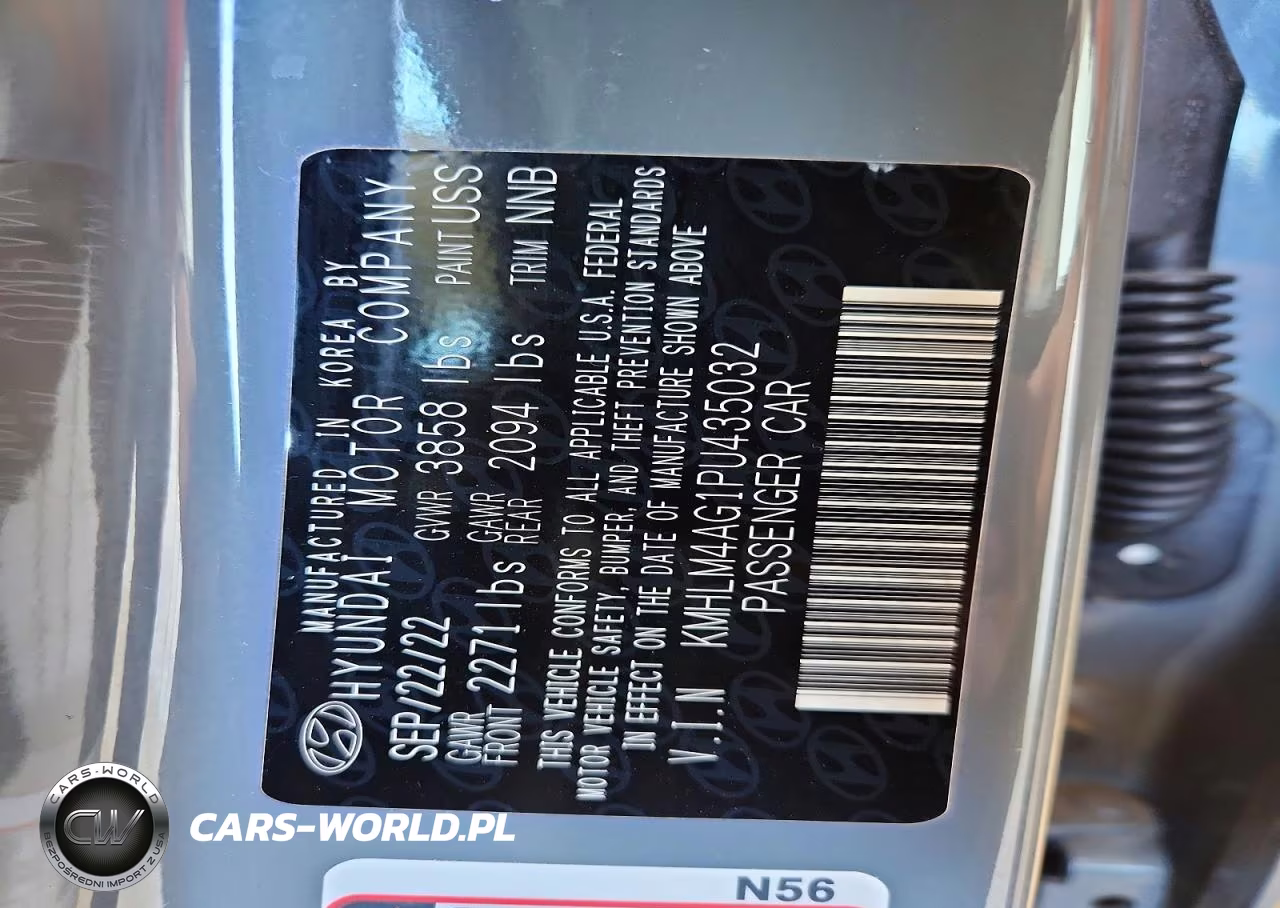 2023 Hyundai Elantra Sel VIN:KMHLM4AG1PU435032 - 13
