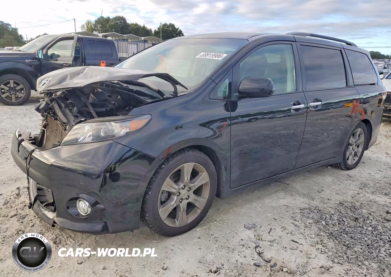 2014 Toyota Sienna Sport VIN:5TDXK3DC9ES515291 - 1