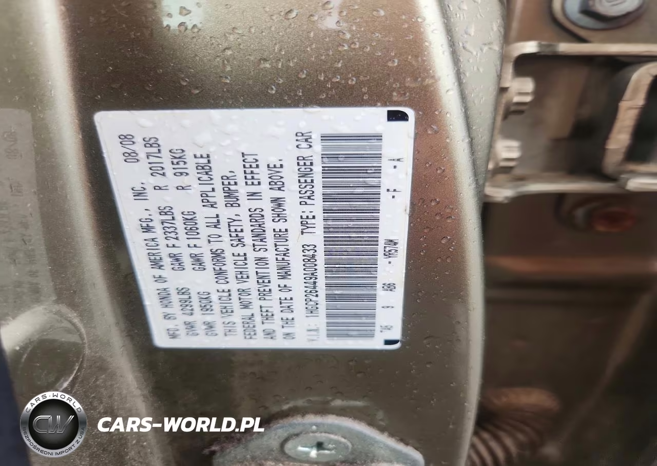 2009 Honda Accord Lxp VIN:1HGCP26449A008433 - 13