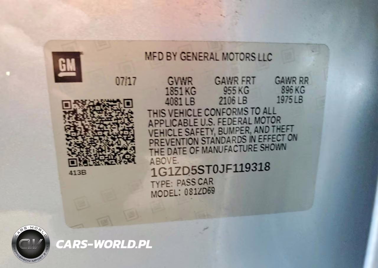 2018 Chevrolet Malibu Lt VIN:1G1ZD5ST0JF119318 - 12