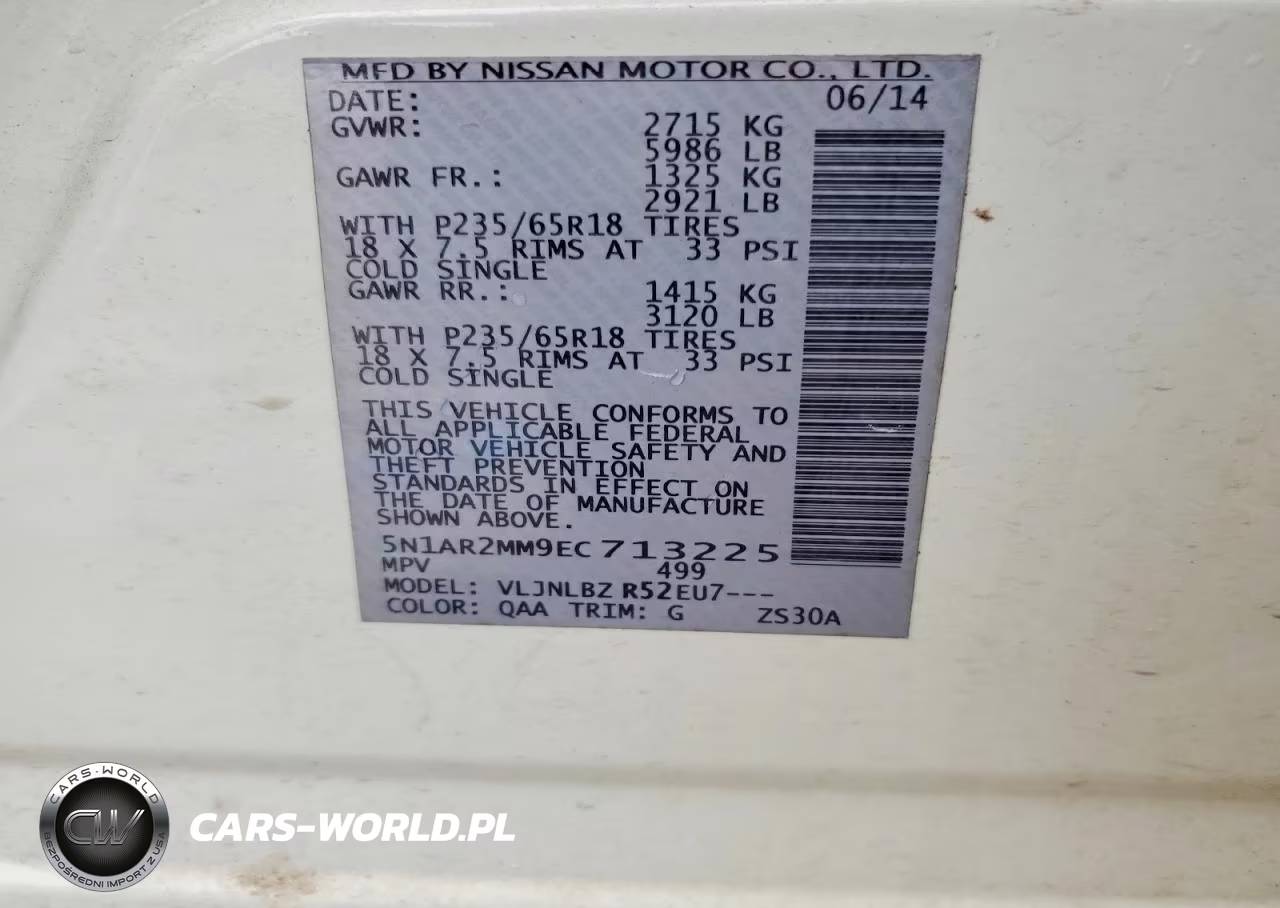 2014 Nissan Pathfinder S VIN:5N1AR2MM9EC713225 - 14