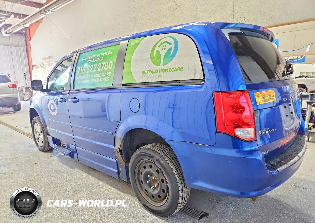 2013 Dodge Grand Caravan Se VIN:2C4RDGBG4DR658754 - 2