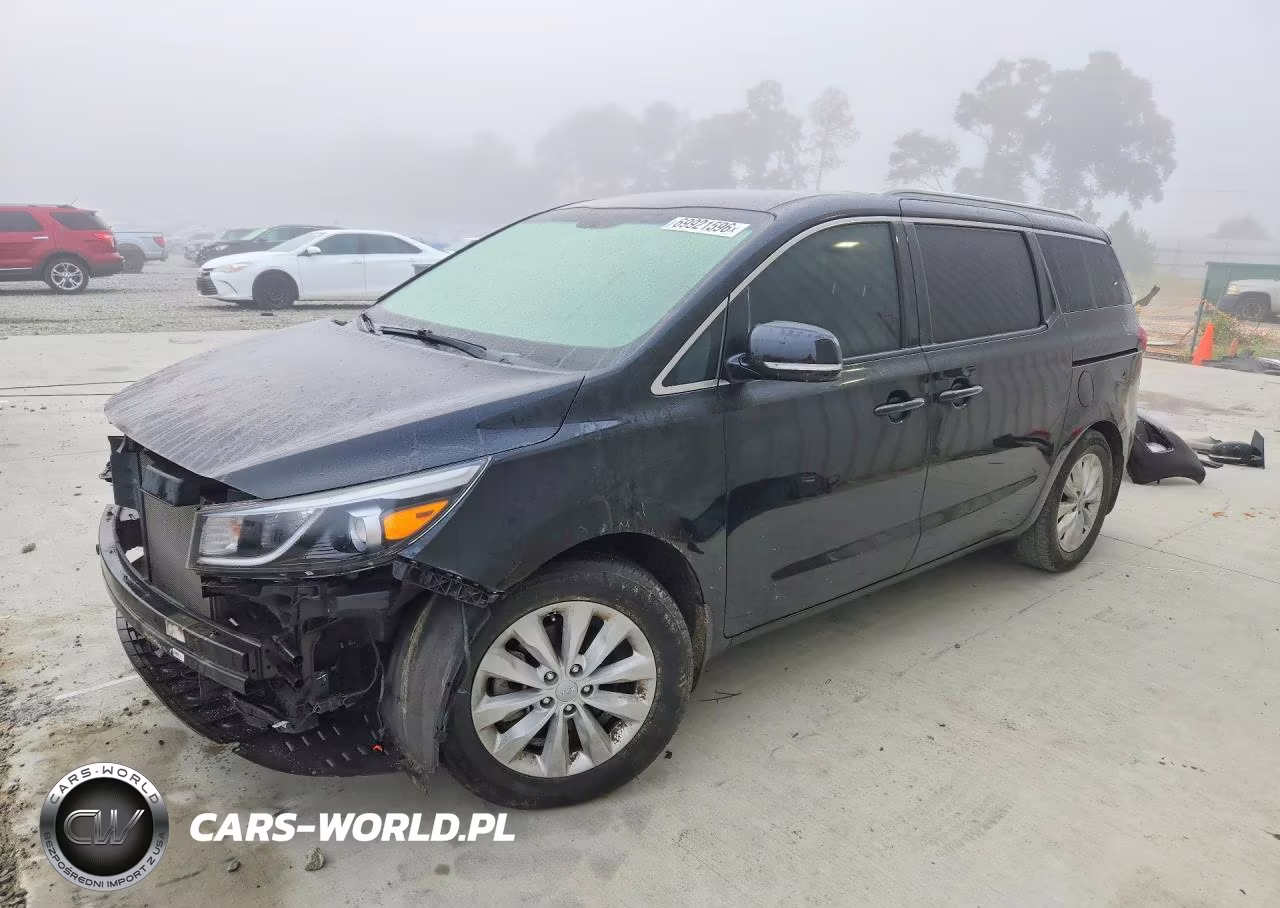 2017 Kia Sedona Ex VIN:KNDMC5C10H6256660 - 1