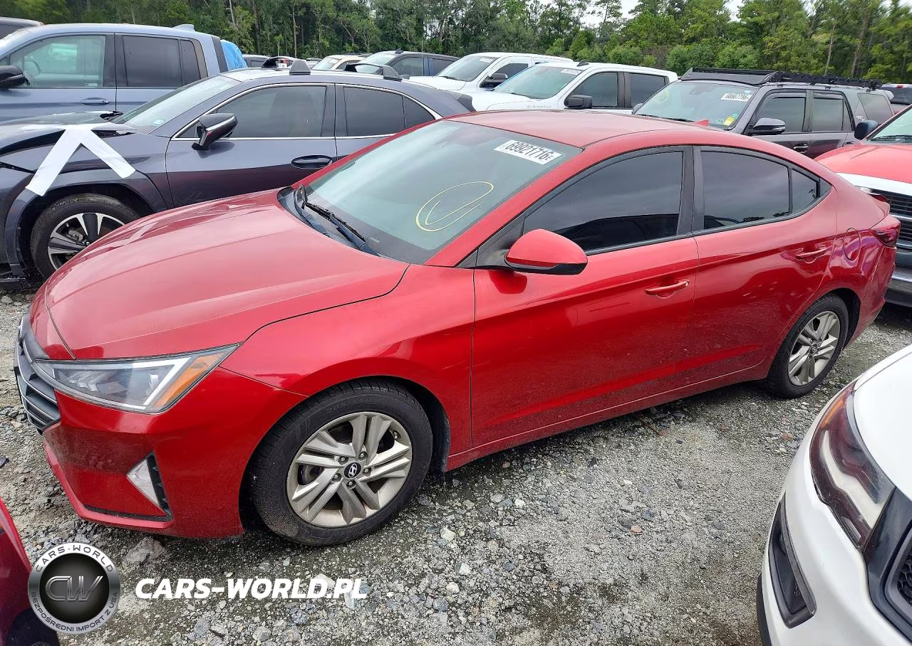 2019 Hyundai Elantra Sel VIN:5NPD84LF9KH423540 - 1