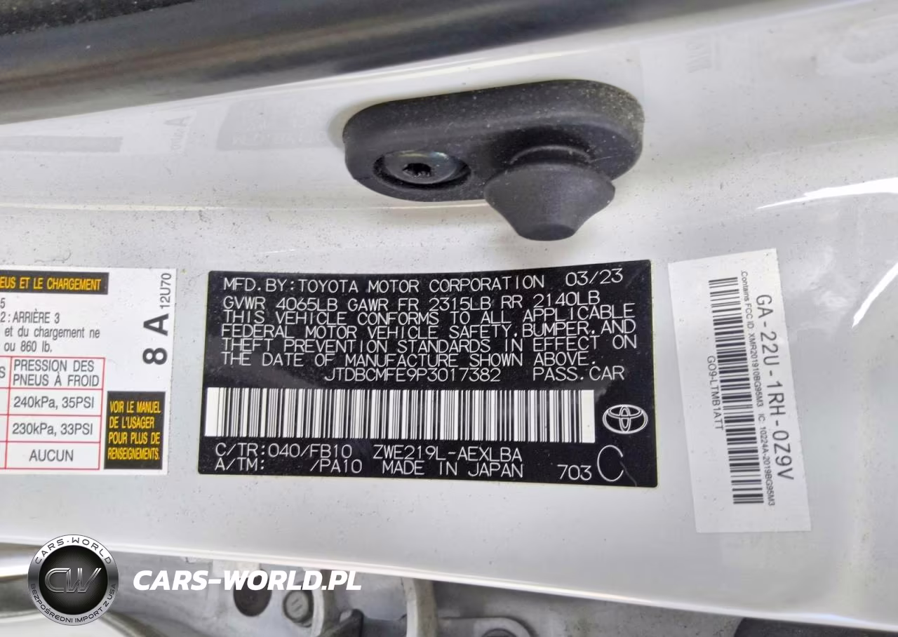 2023 Toyota Corolla Hybrid Le VIN:JTDBCMFE9P3017382 - 12