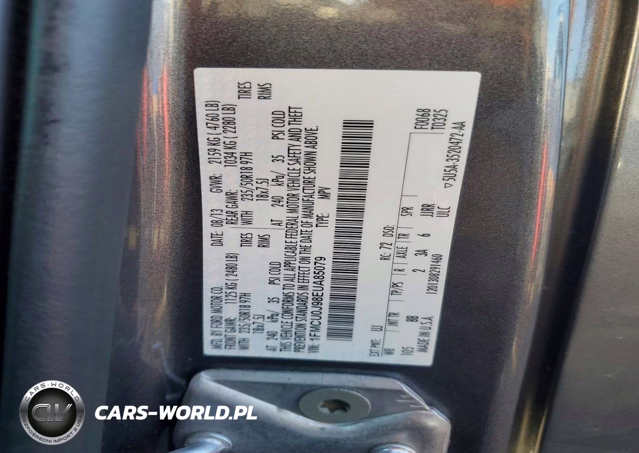 2014 Ford Escape Titanium VIN:1FMCU0J98EUA85079 - 14