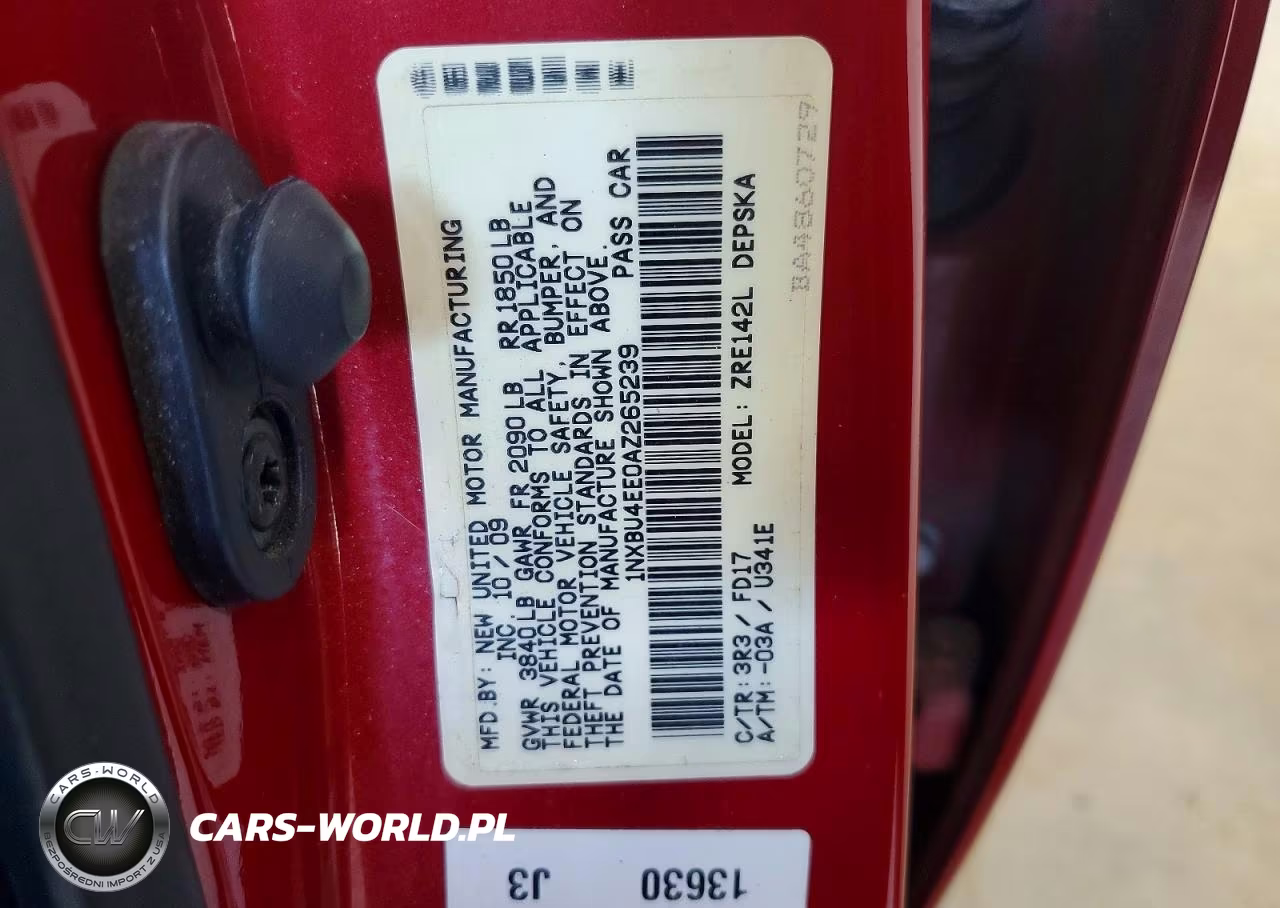 2010 Toyota Corolla S VIN:1NXBU4EE0AZ265239 - 12