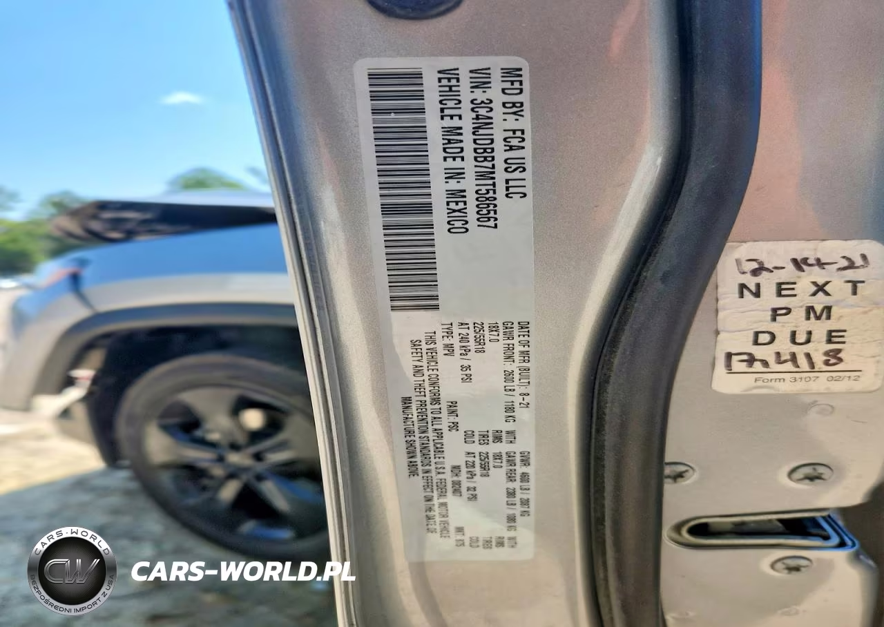 2021 Jeep Compass Latitude VIN:3C4NJDBB7MT586567 - 12