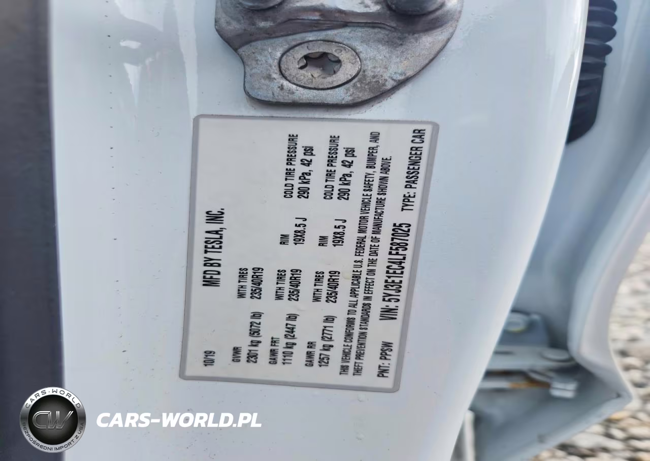 2020 Tesla Model 3 VIN:5YJ3E1EC4LF587025 - 12