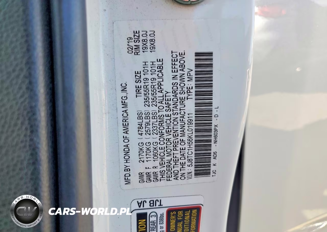 2019 Acura Rdx Technology VIN:5J8TC1H56KL019911 - 13