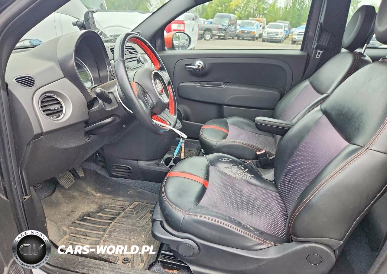 2014 Fiat 500 Electric VIN:3C3CFFGE6ET225425 - 7