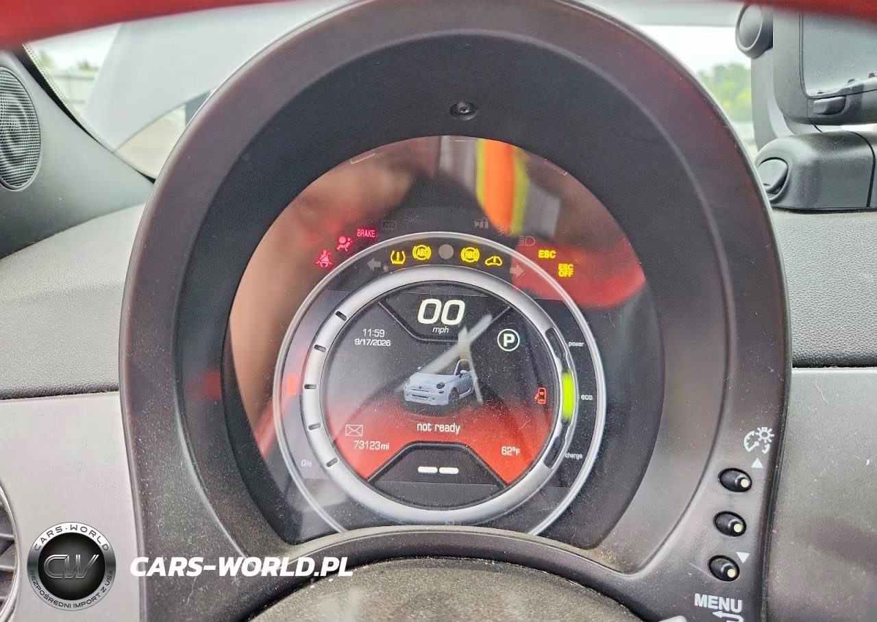 2014 Fiat 500 Electric VIN:3C3CFFGE6ET225425 - 9