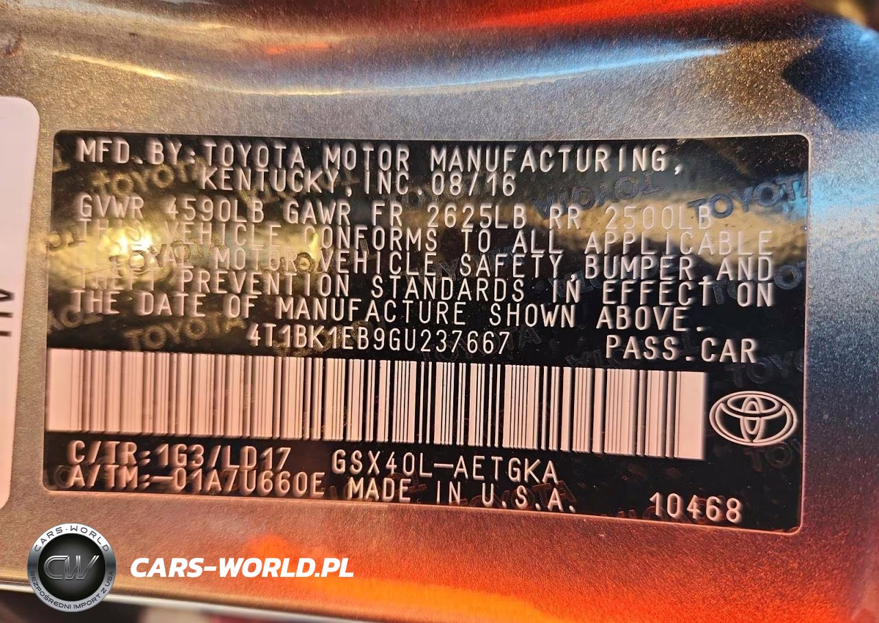 2016 Toyota Avalon Xle VIN:4T1BK1EB9GU237667 - 12