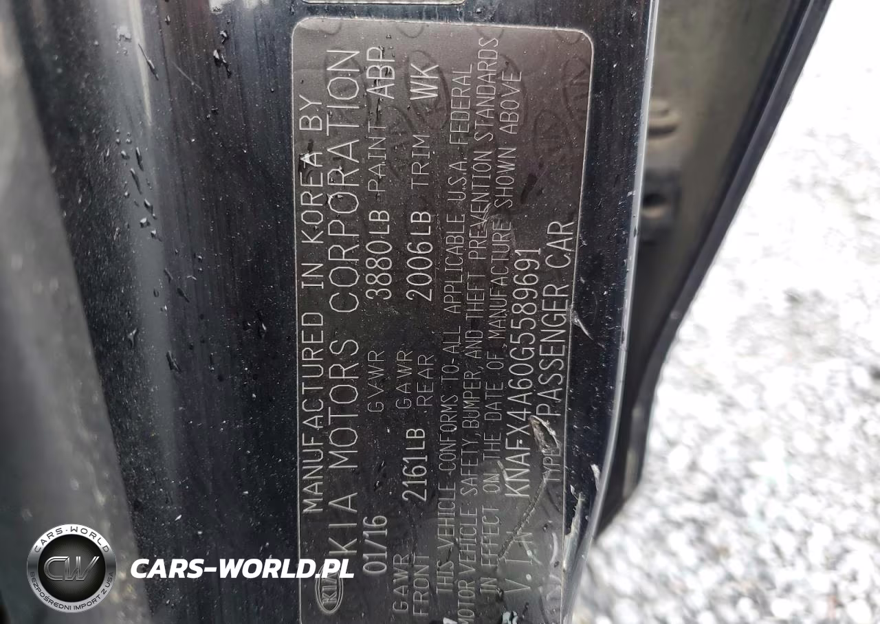 2016 Kia Forte Lx VIN:KNAFX4A60G5589691 - 12
