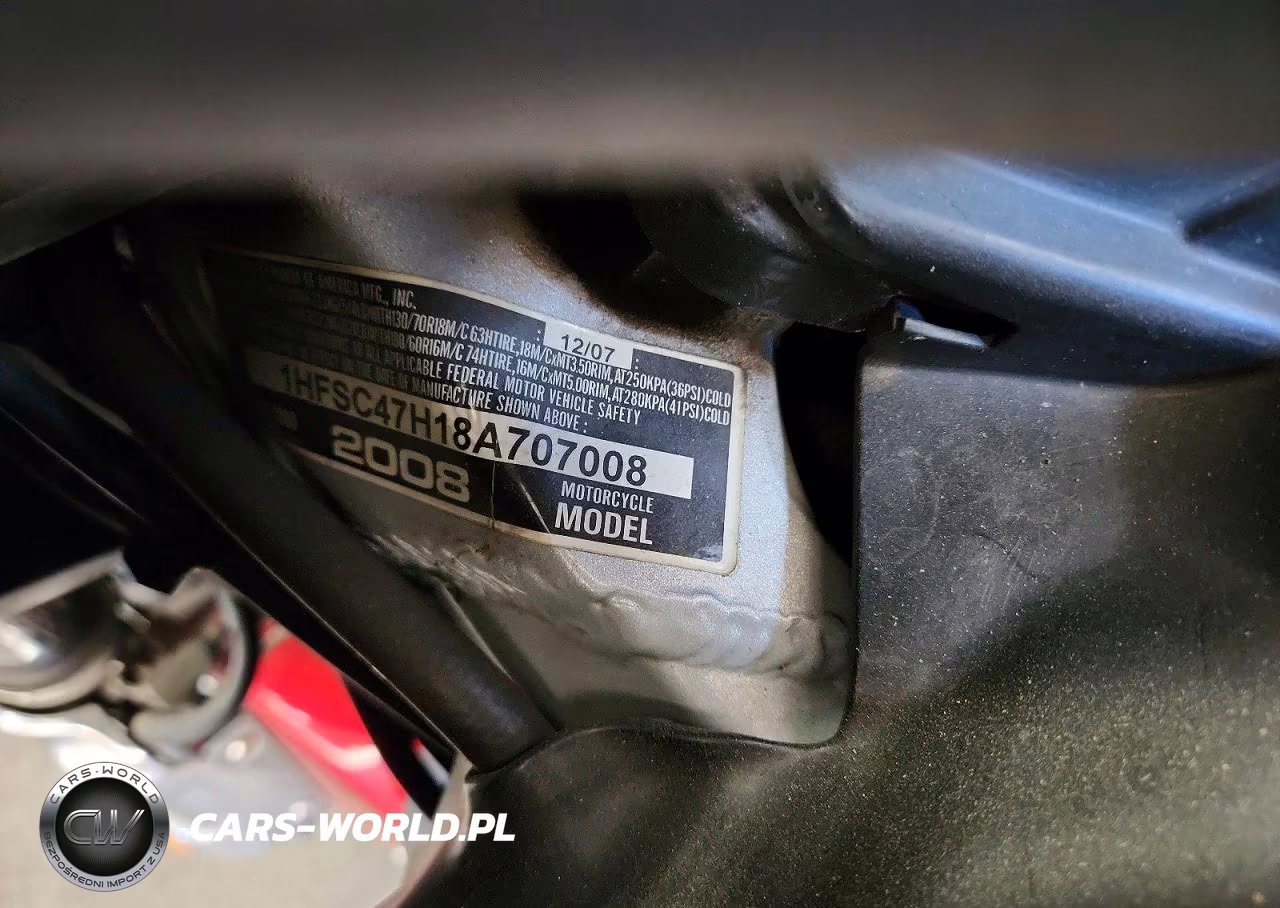 2008 Honda Gl1800 VIN:1HFSC47H18A707008 - 9