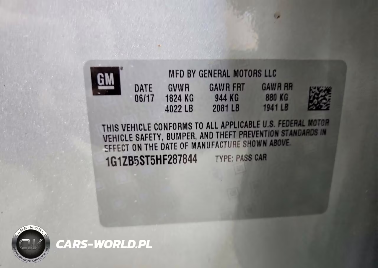 2017 Chevrolet Malibu Ls VIN:1G1ZB5ST5HF287844 - 12