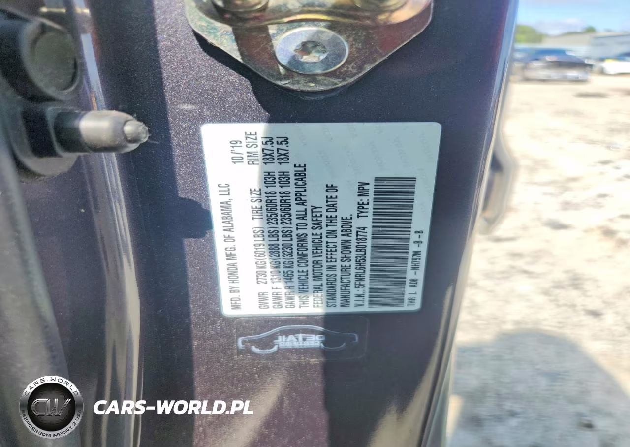 2020 Honda Odyssey Ex VIN:5FNRL6H53LB018774 - 14
