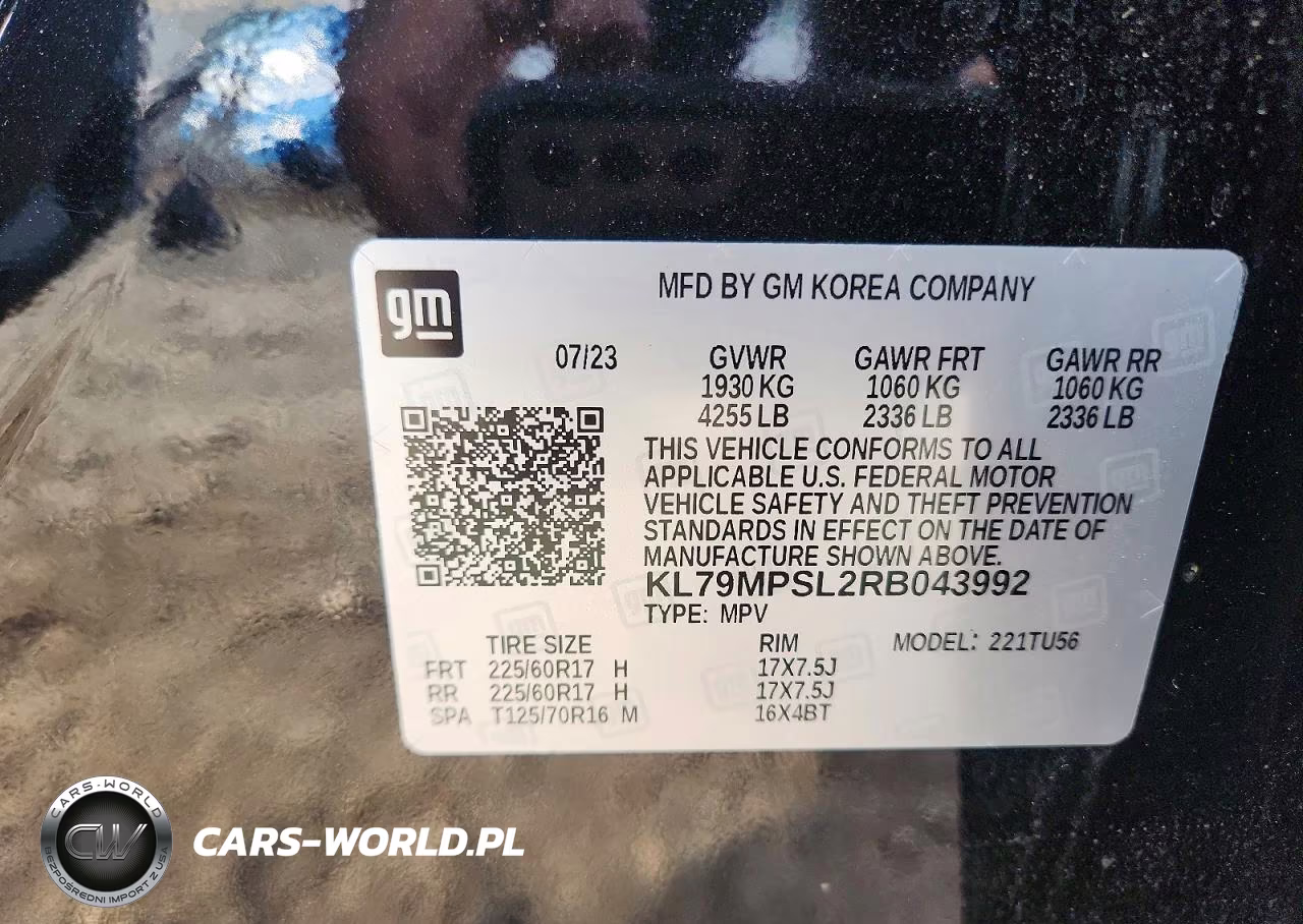 2024 Chevrolet Trailblazer Lt VIN:KL79MPSL2RB043992 - 14