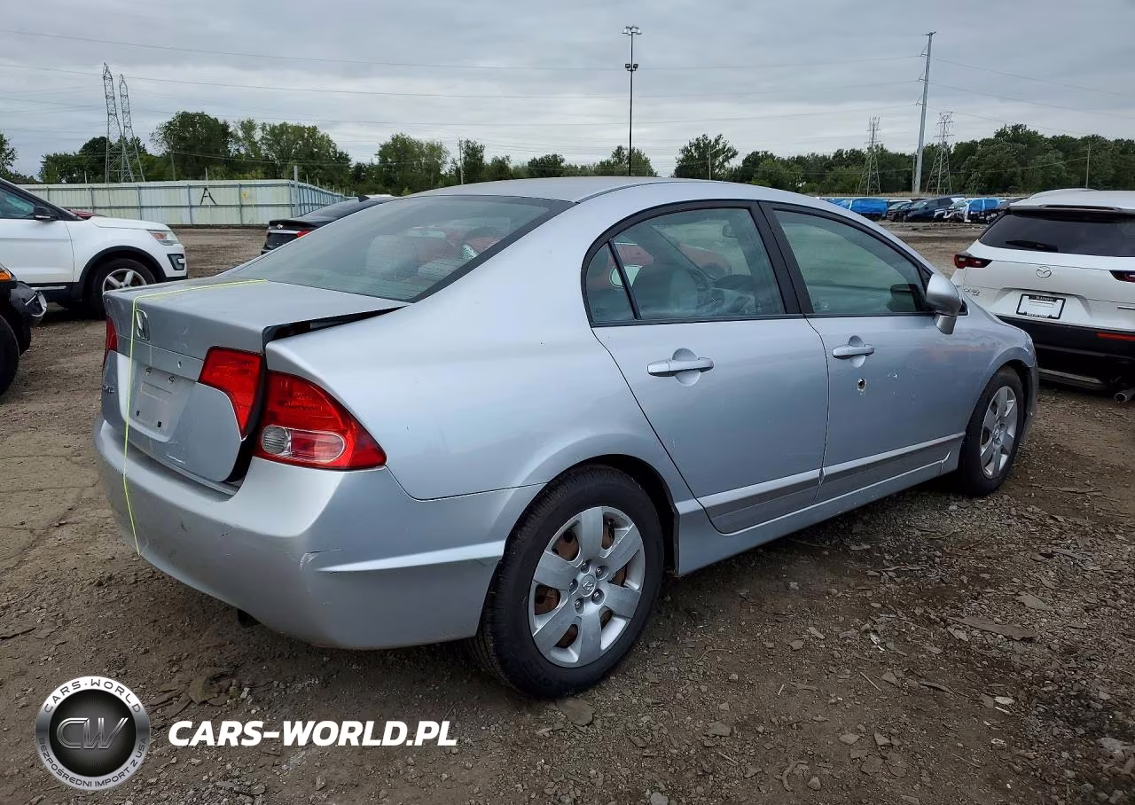 2007 Honda Civic Lx VIN:1HGFA16537L082493 - 3