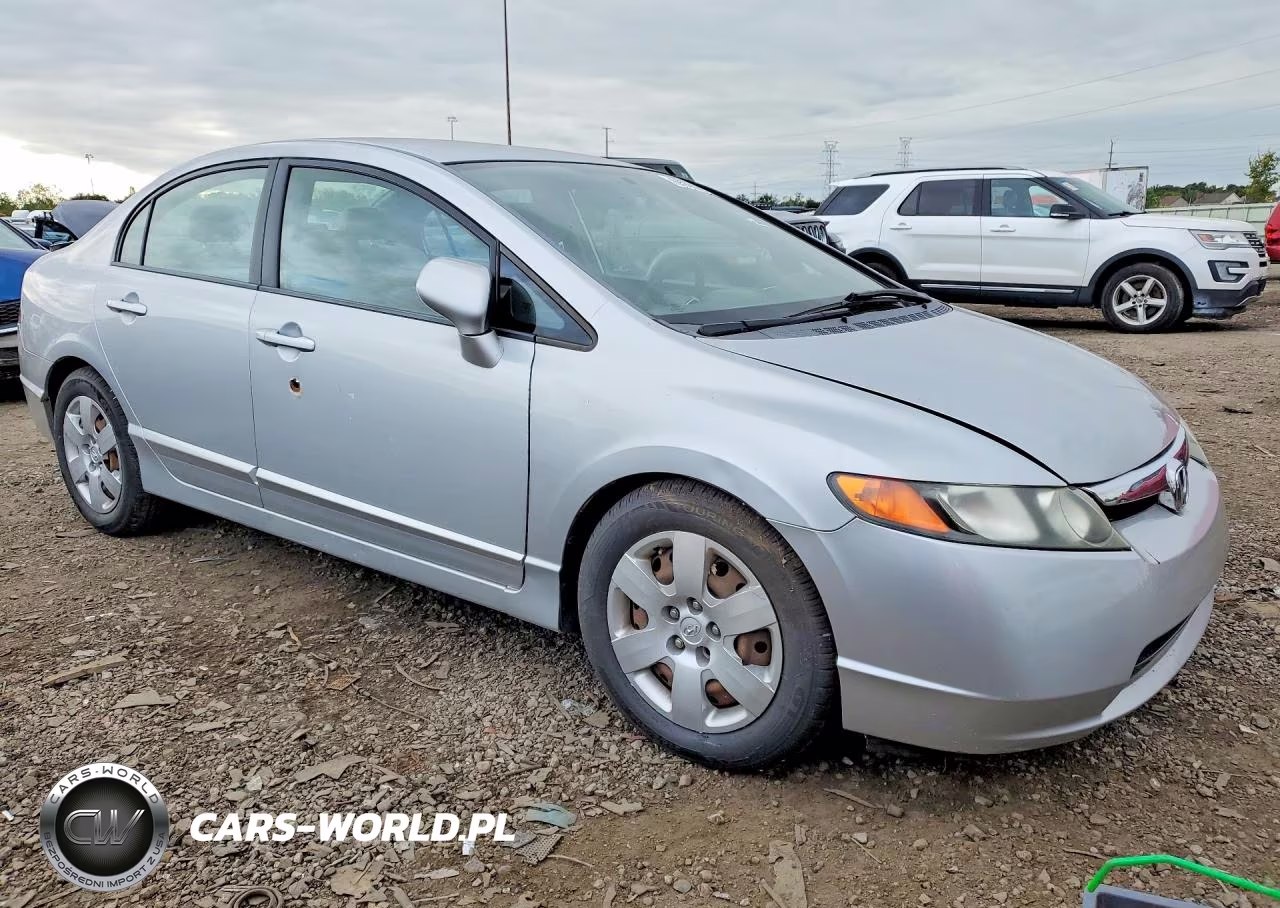 2007 Honda Civic Lx VIN:1HGFA16537L082493 - 4