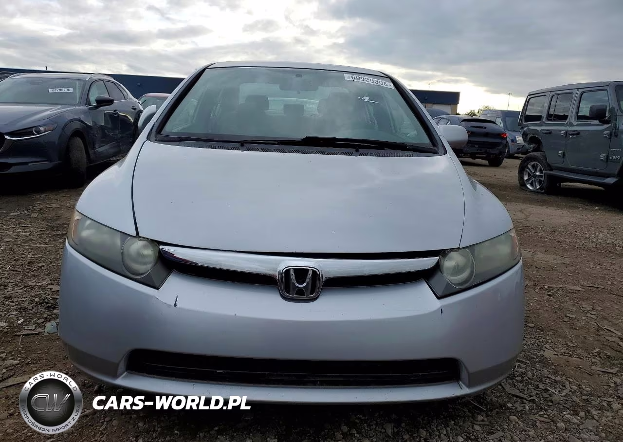 2007 Honda Civic Lx VIN:1HGFA16537L082493 - 5