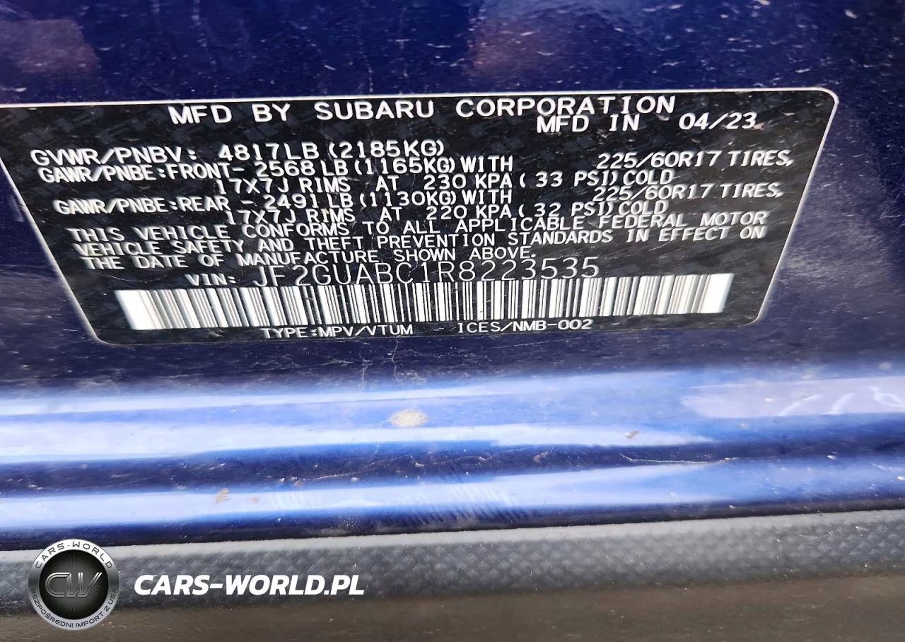 2024 Subaru Crosstrek VIN:JF2GUABC1R8223535 - 14