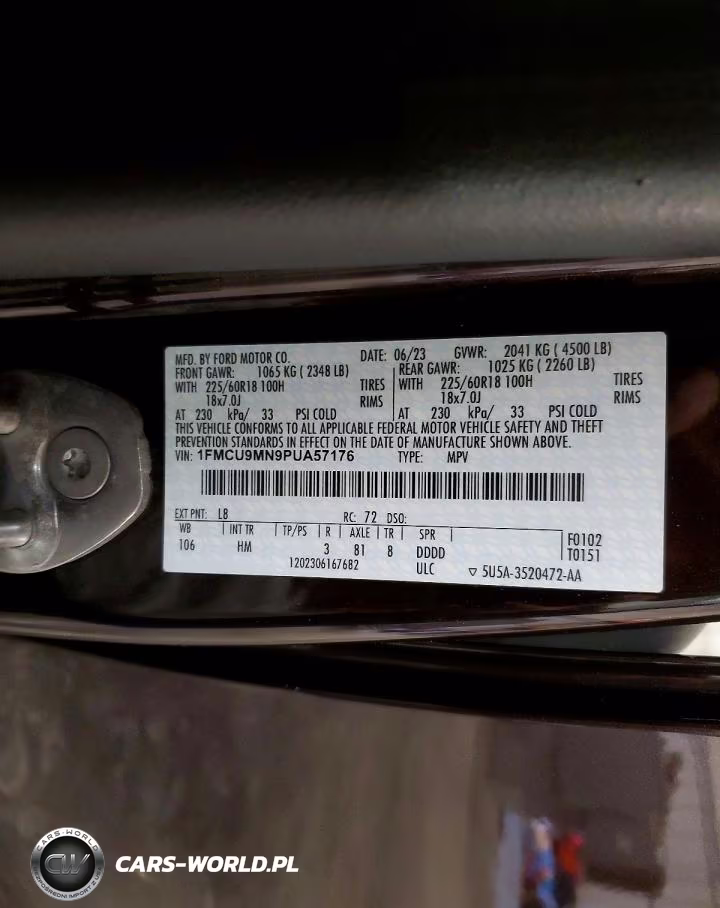 2023 Ford Escape St Line VIN:1FMCU9MN9PUA57176 - 13