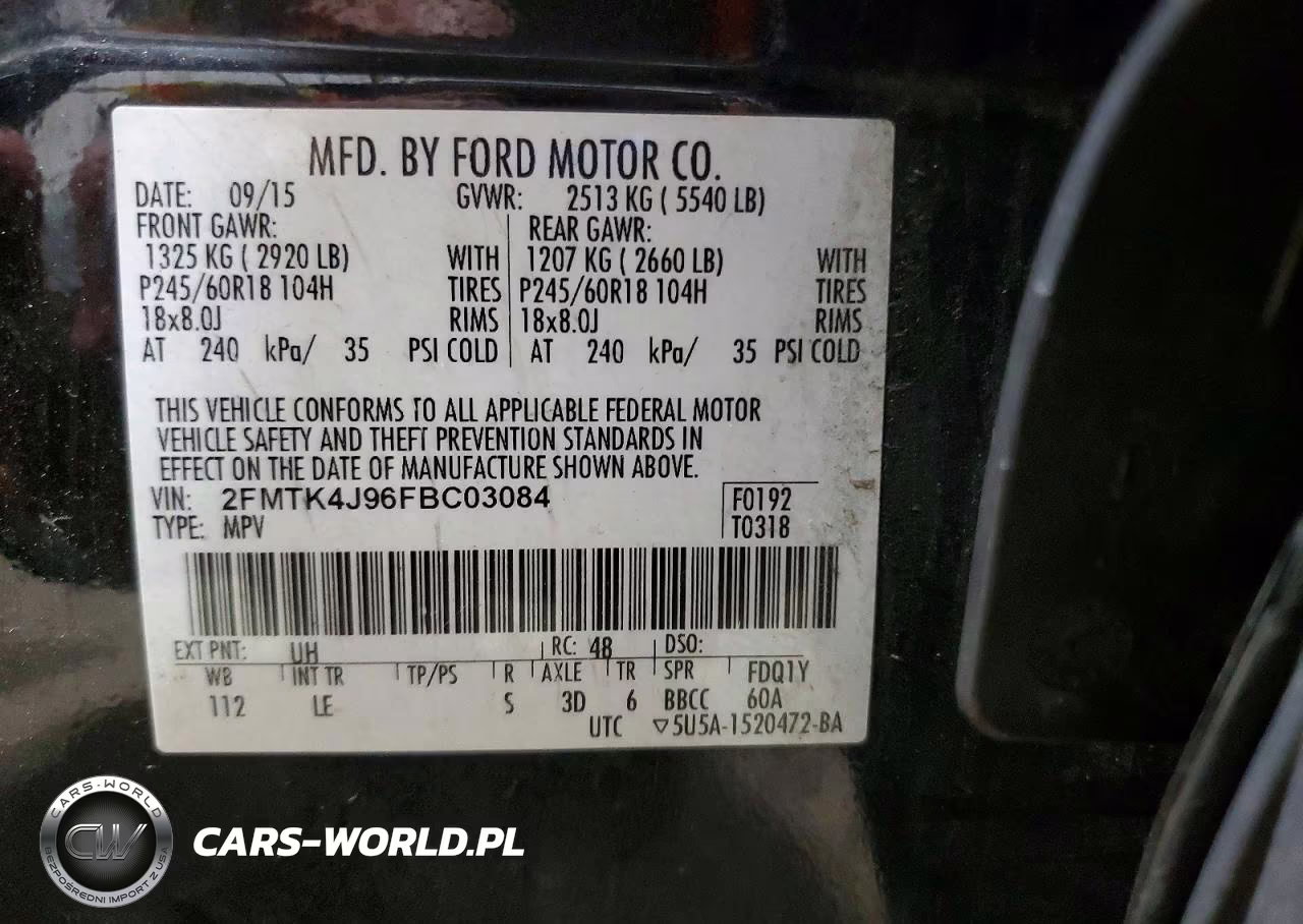 2015 Ford Edge Sel VIN:2FMTK4J96FBC03084 - 14