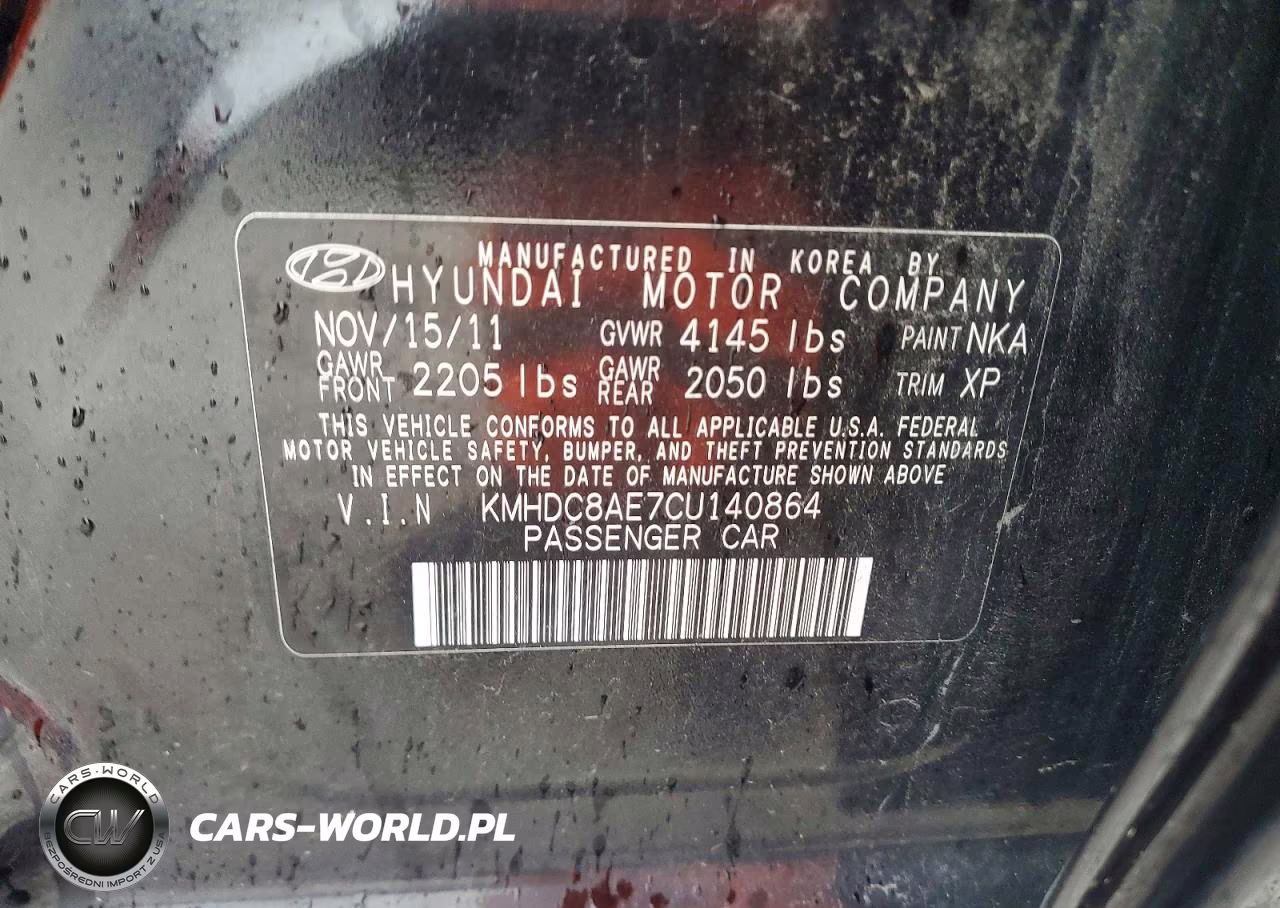 2012 Hyundai Elantra Touring Gls VIN:KMHDC8AE7CU140864 - 13