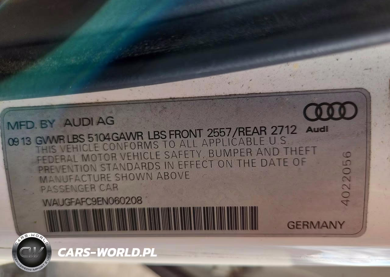 2014 Audi A6 Premium Plus VIN:WAUGFAFC9EN060208 - 12