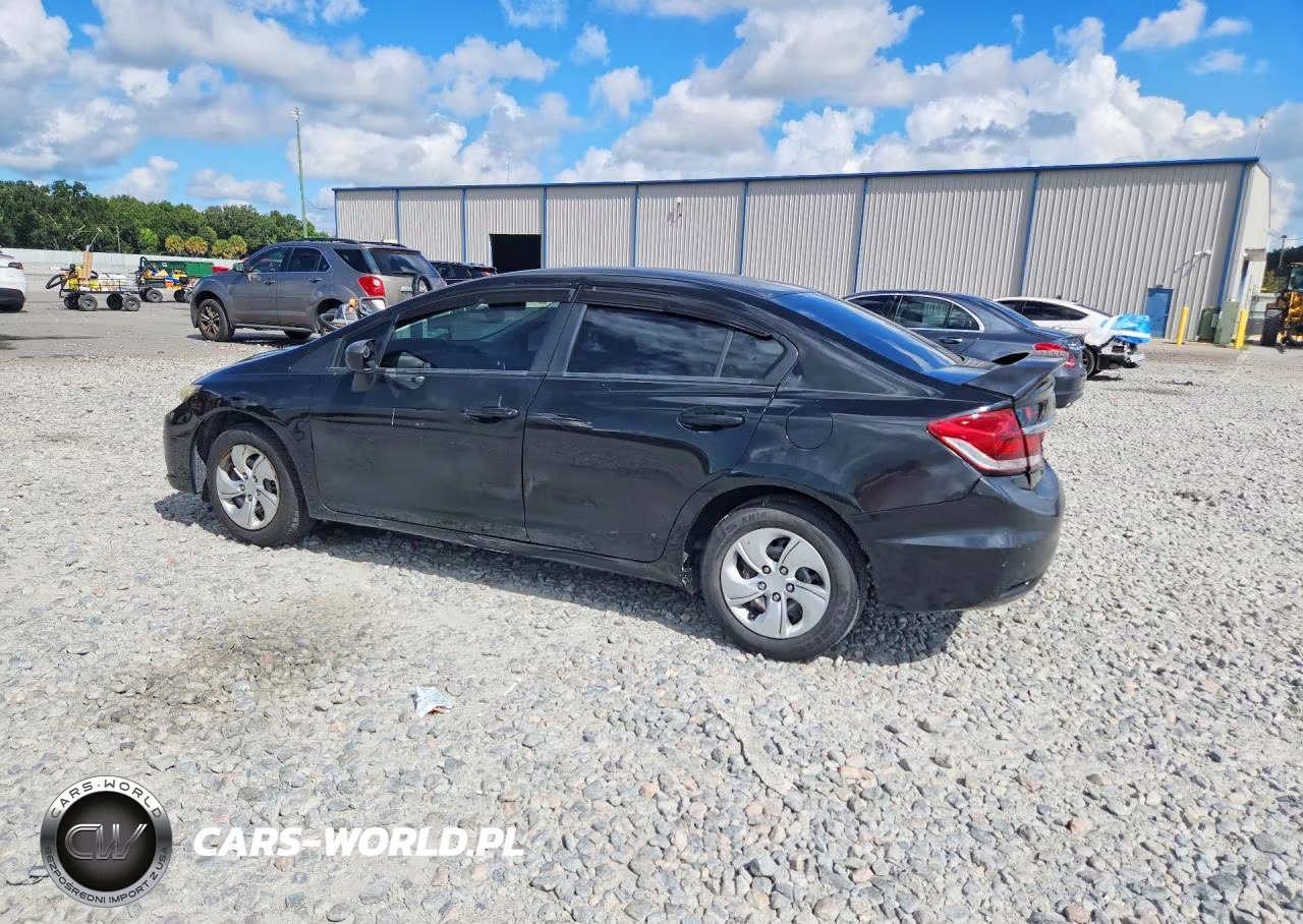 2014 Honda Civic Lx VIN:2HGFB2F50EH538320 - 2