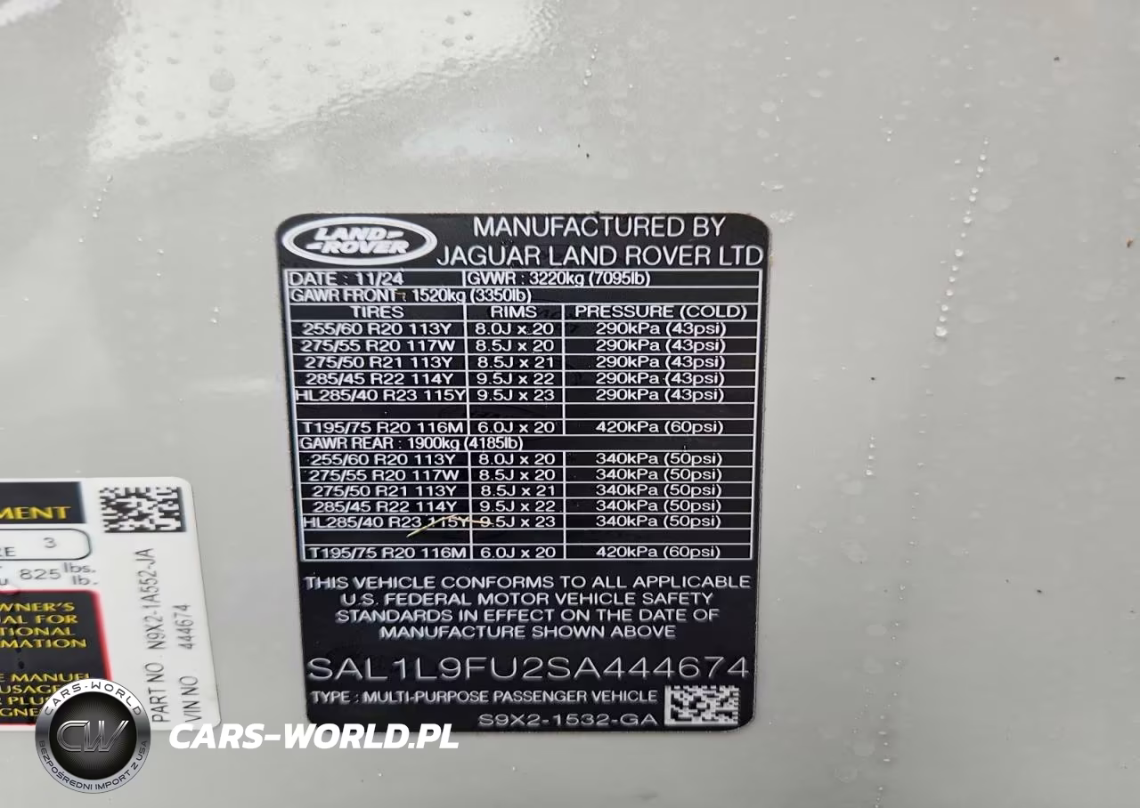 2025 Land Rover Range Rover Sport Dynamic Se VIN:SAL1L9FU2SA444674 - 13