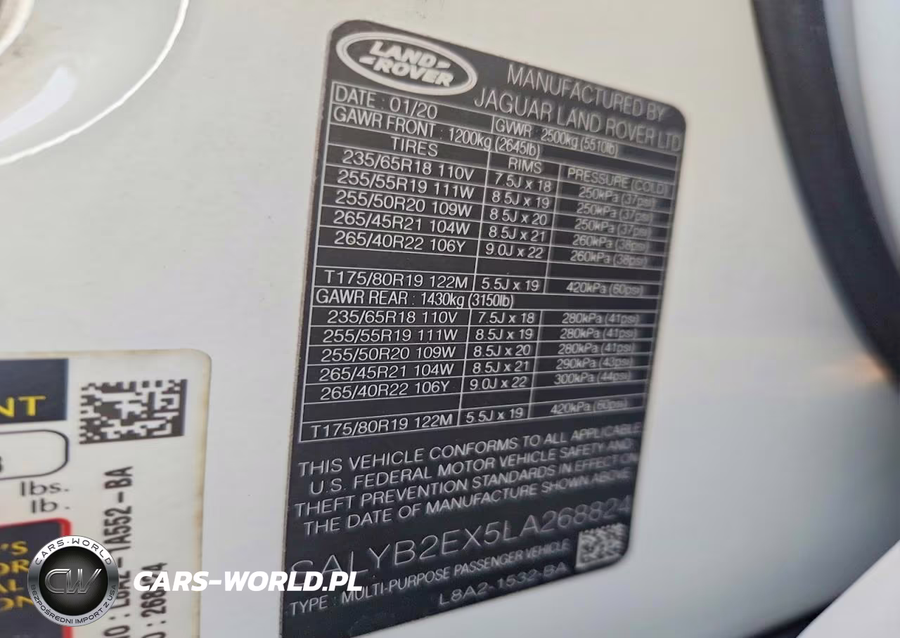 2020 Land Rover Range Rover Velar S VIN:SALYB2EX5LA268824 - 12
