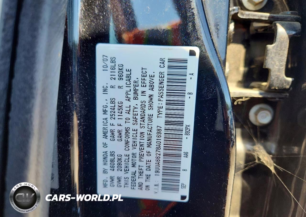 2008 Acura Tl VIN:19UUA66278A016987 - 12