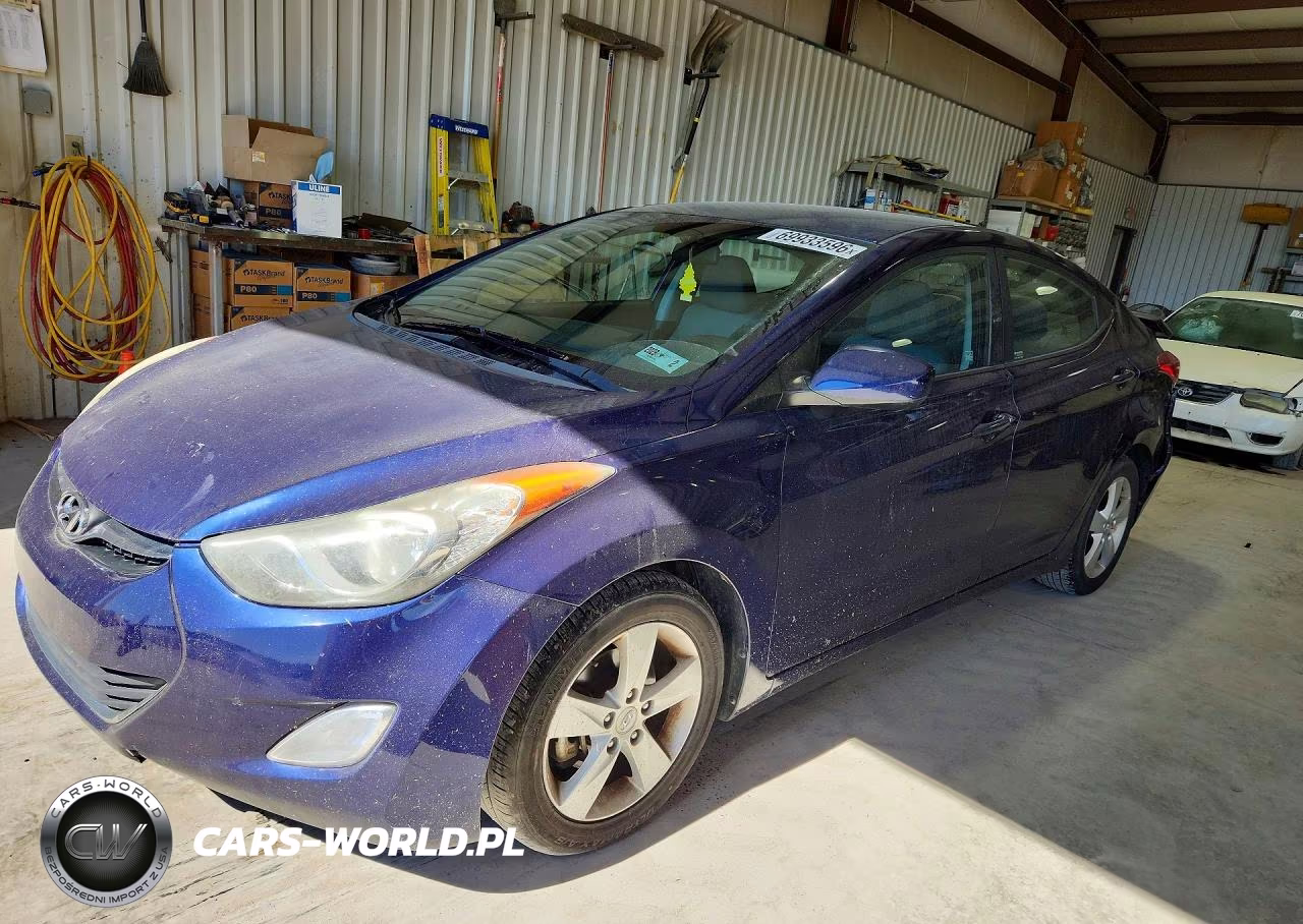 2013 Hyundai Elantra Gls VIN:5NPDH4AE9DH368181 - 1