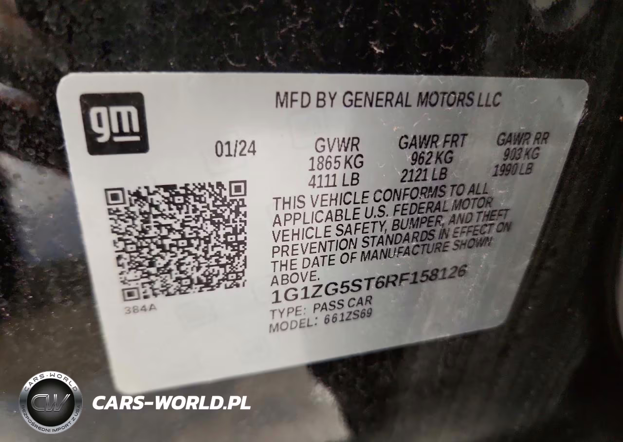2024 Chevrolet Malibu Rs VIN:1G1ZG5ST6RF158126 - 13