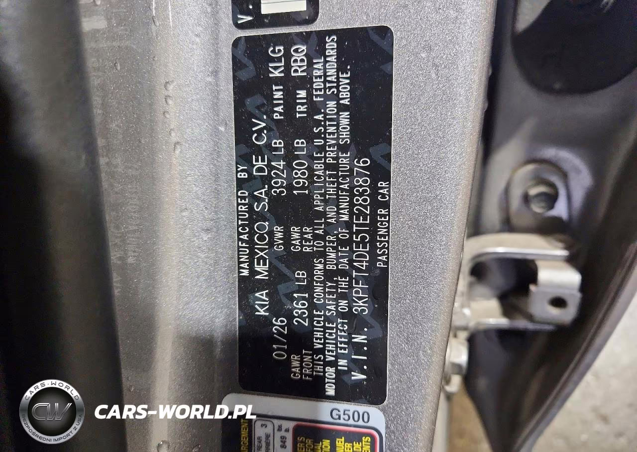 2026 Kia K4 Lxs VIN:3KPFT4DE5TE283876 - 13
