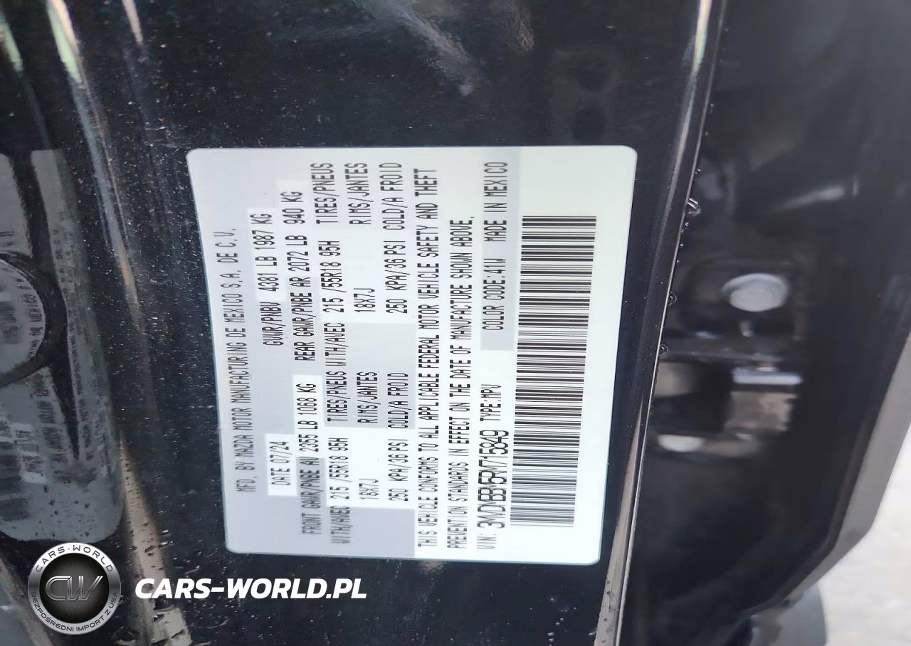 2024 Mazda Cx-30 Select VIN:3MVDMBBM5RM715849 - 13
