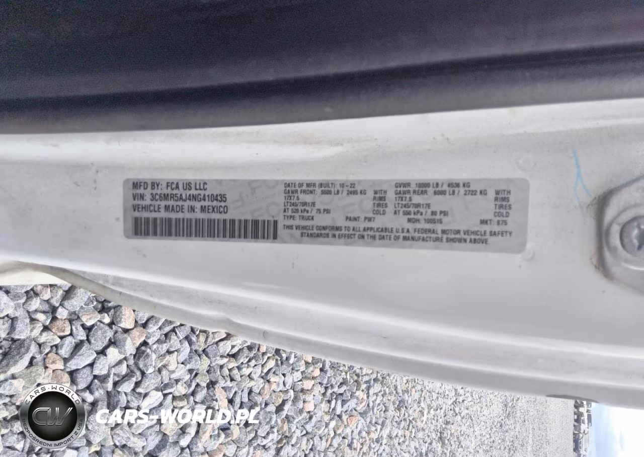 2022 Ram 2500 Tradesman VIN:3C6MR5AJ4NG410435 - 12
