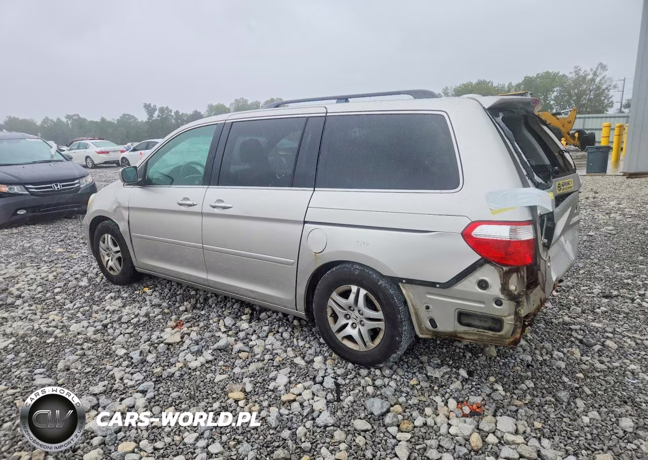 2007 Honda Odyssey Exl VIN:5FNRL387X7B098726 - 2